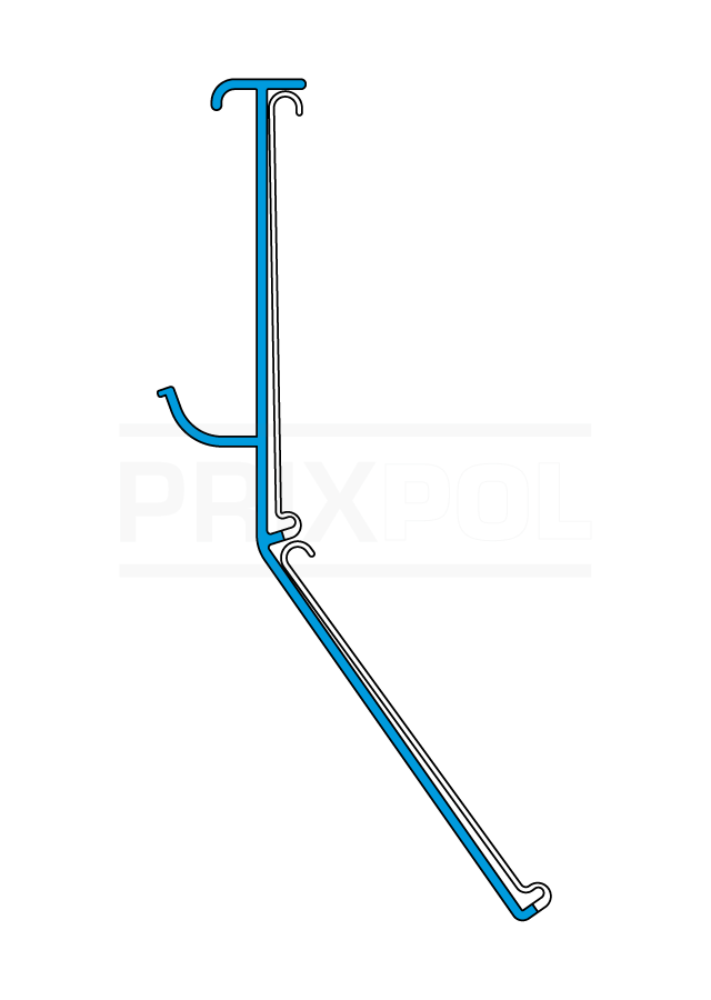 Doppelscannerschiene TE (35°)